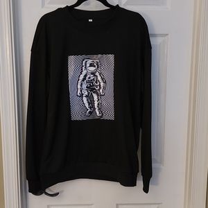Men's Long Sleeve Black Tee